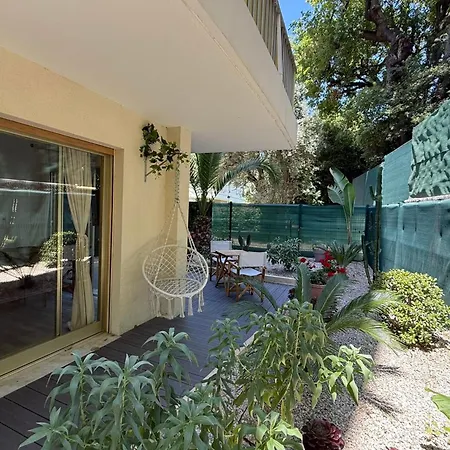 Terrasse & Calme 8 Min Garage Prive * Антіб