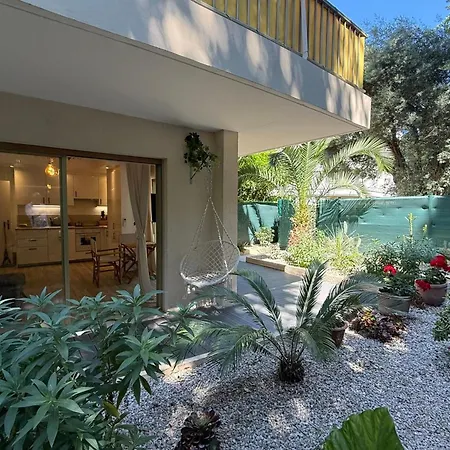 Terrasse & Calme 8 Min Garage Prive * Антіб